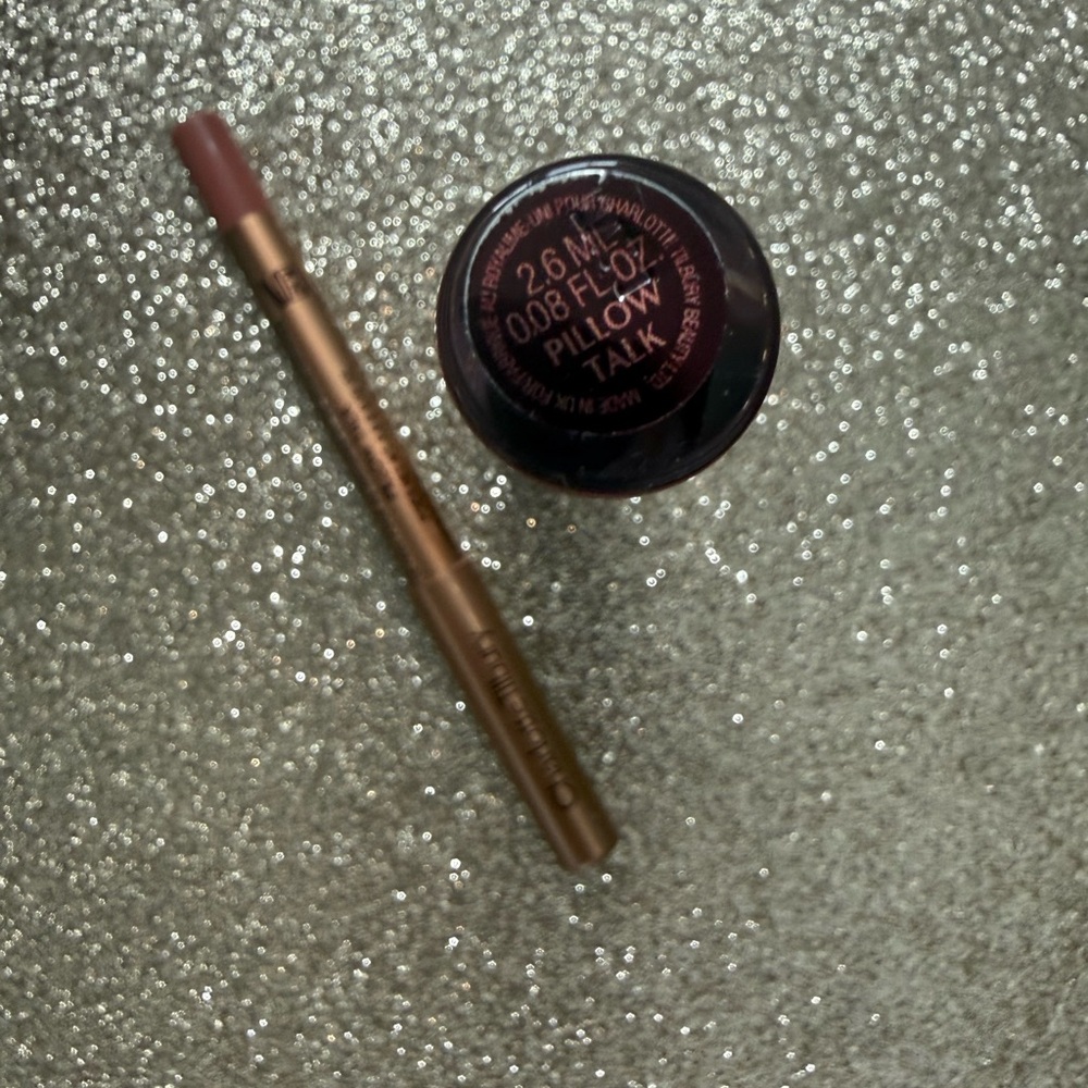 Charlotte Tilbury Lip Liner/Lip Gloss PILLOW TALK SHADE - Picture 3 of 3